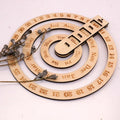 Factory  Top Seller 2019  Wooden Perpetual Calendar Wall Decoration