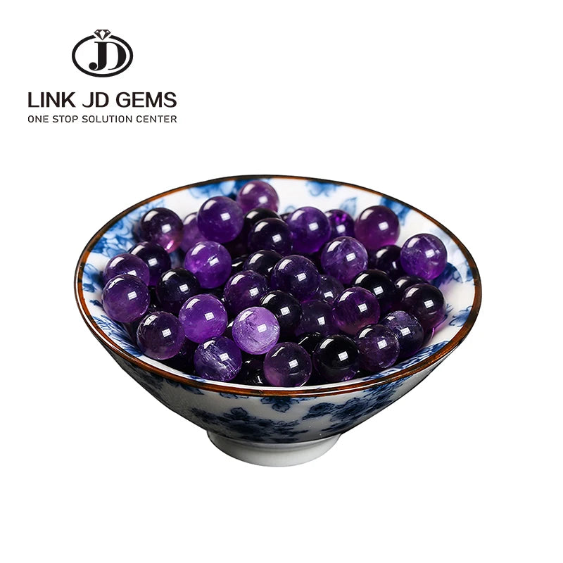 Wholesale Natural Non-porous Beads 8mm 10mm 12mm Bulk for Eyeglasses Decoration