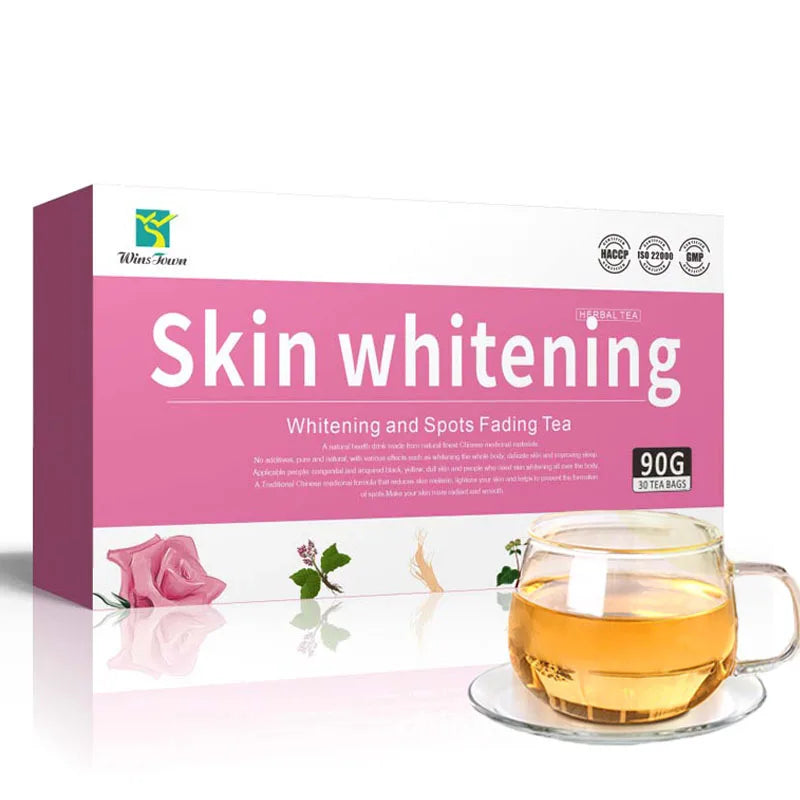 Custom Skin Whiten Smooth Tea Glow Lightening Spots Fading Care Detox Beauty Skin Whitening Tea