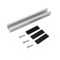 U Shaped Solar Panel Mountings Solar Mini Rail for Tin Roof Racking System With Screws and EPDM Solar Mounting System