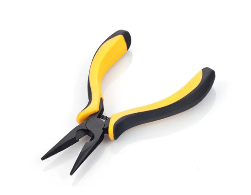 Non-Slip Long Nose & Needle-Nose Pliers with Steel & Rubber for RC Hobby Toys-OEM/ODM Customizable DIY & Industrial Grade