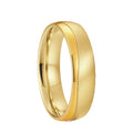 Saudi Arabia 18k Gold Plated Stainless Steel Wedding Rings Male Man Anillos Hombre Bague Bijoux Homme Mannen Ringen Guldringar