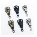 Alloy Moth Gothic Charms Black Silver Gold Skull Charms Vintage Insect Charms Pendants Metal Animal Charms