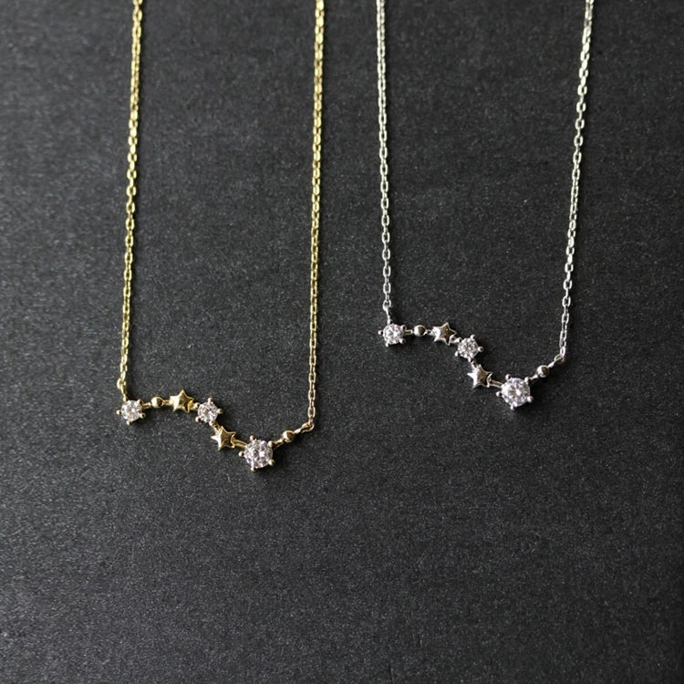 S925 Custom Necklace Jewelry Pendant Necklaces Gold Plating 12 Zodiac Sign Necklace