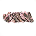 DIY Rhodonite Jasper Gua Sha Comb Gua Sha Crystal Heart Body Gua Sha Stone with Box