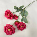Multicolor-Rose Red Modern Style Artificial Flower Wedding Decoration 5 Fresh Roses
