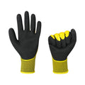 Cut Prevention Heat Resistant Latex Coated Anti-Static Safety Work Gloves with Elastic Cuff for Construction Labor Outdoor Use