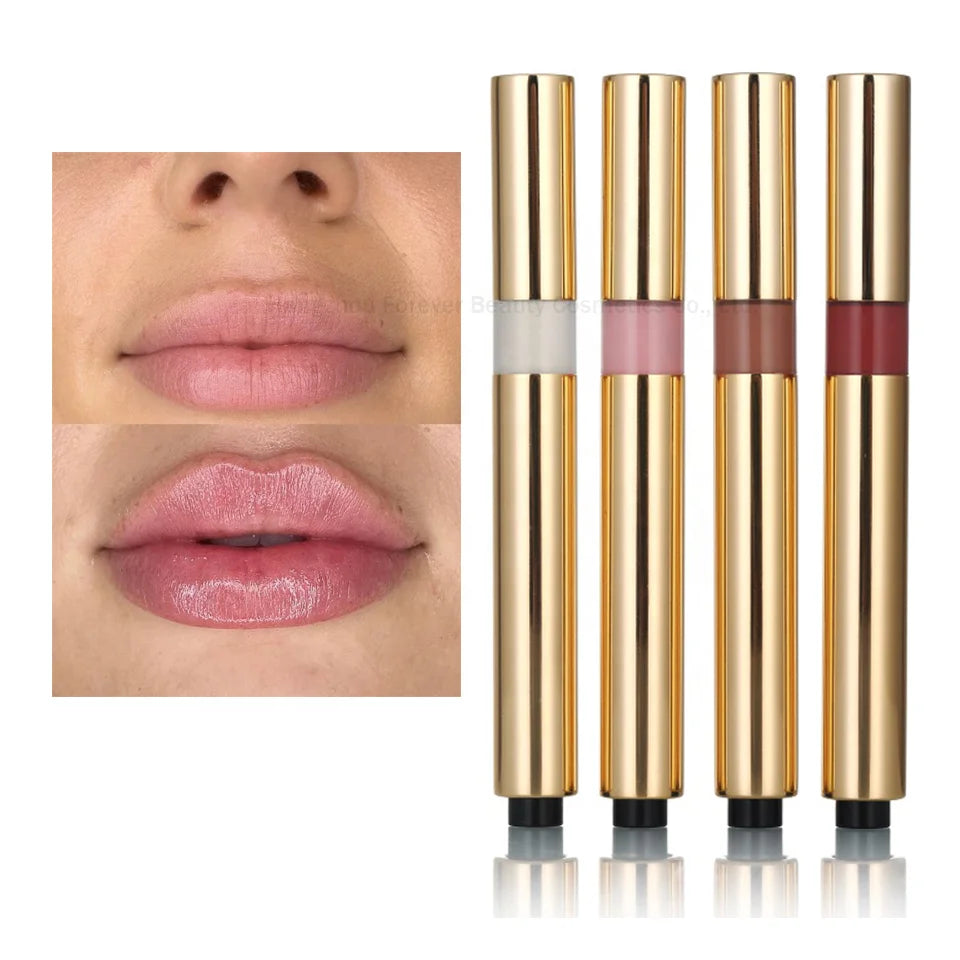 Effective Lip Maximizer Big Lips Natural Pouty Glow Clear Lip Plumper Gloss Custom Logo