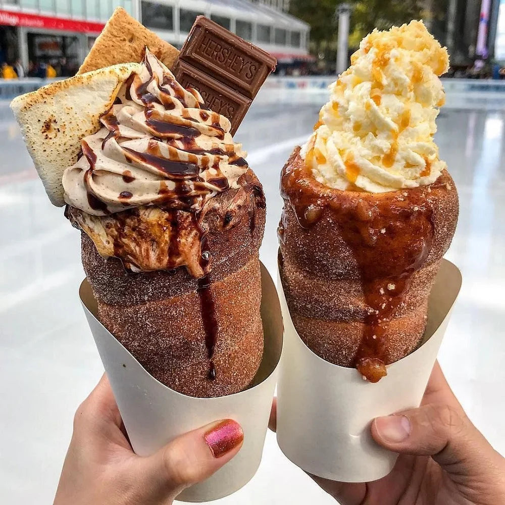 Germany Deutstandard Machine to Make Kurtos Kalacs Donut Ice Cream Cones Chimney Cake Grill Oven Machine NP-21 Chimney Cake