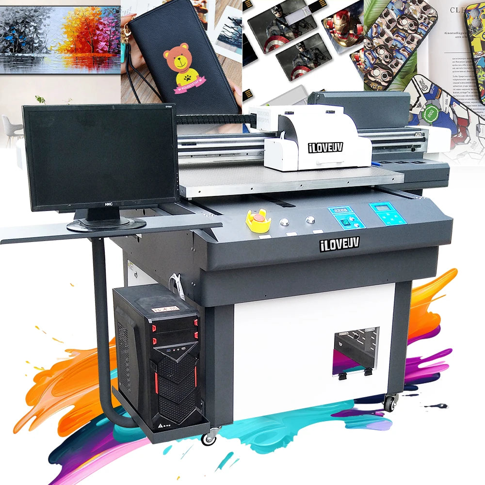 A1 Size Factory Direct Sale F1080 Head  Large Format UV Flatbed Printer