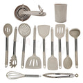 24Pcs Food Grade Silicone Heat Resistant Cooking Tool Spoon Whisk Turner Non-Stick Kitchen Utensils Set