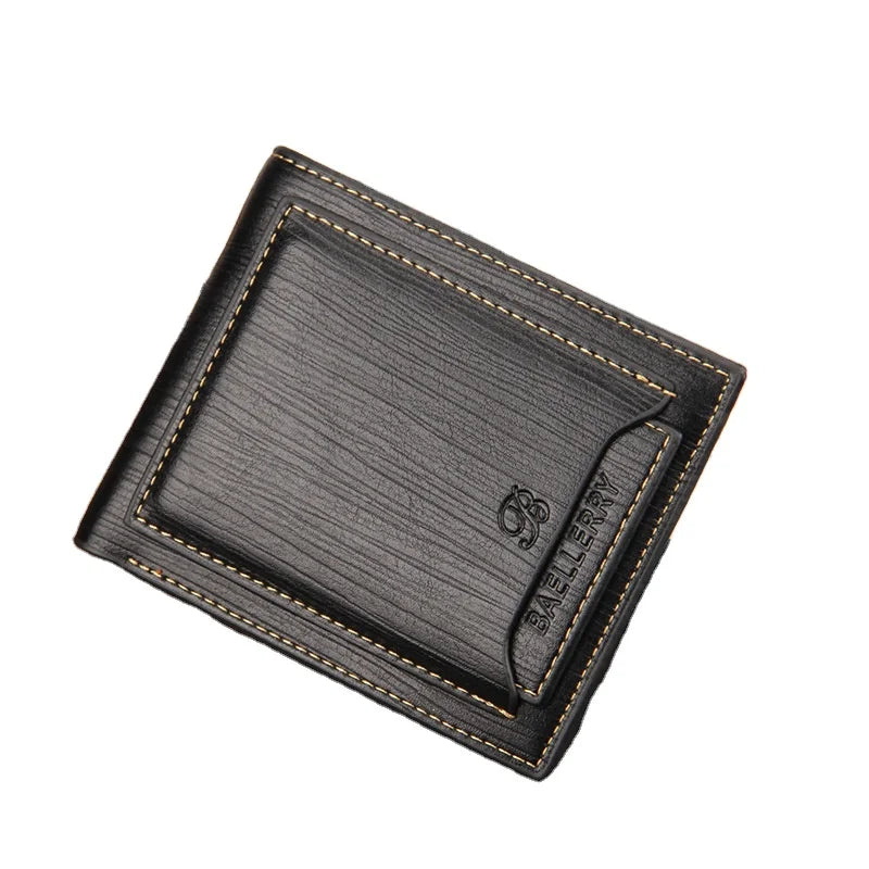 2026 New Hot Selling Mens Wallet European Design Casual Leather Wallet for Men Tri-fold Short Wallet Coin Purses Money Clips