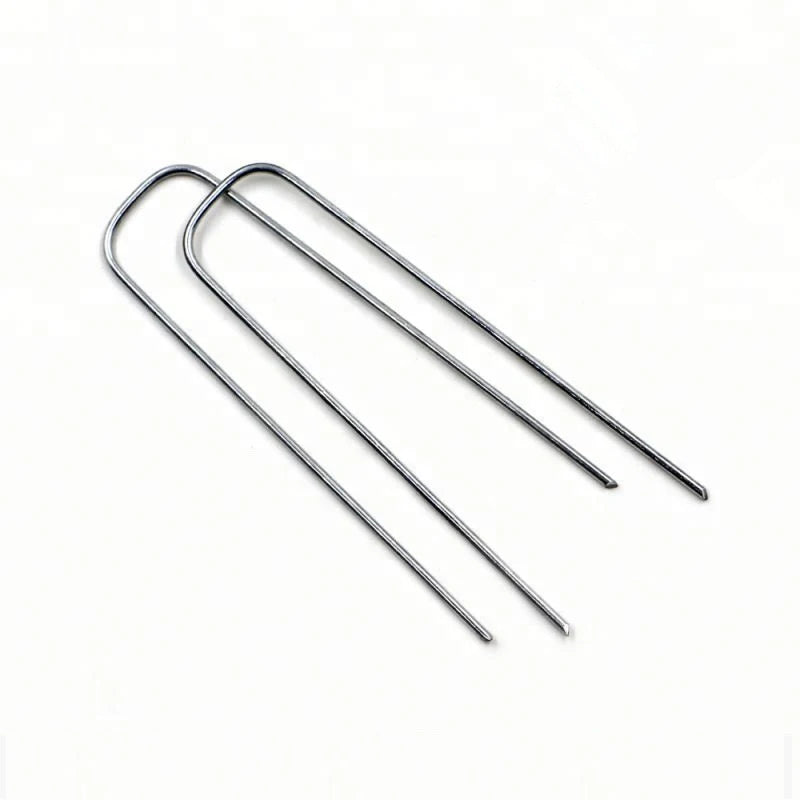 Modern Style PP Black Rigid Weeds Mat Pegs HDPE Material Landscape Fabric Fixed Ground Covering Nails