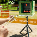 Metal Reset Indoor Shooting Target Stand with Thickened Canvas for Slingshot and Training