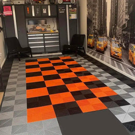 Manufacture Plastic Flooring Pp Tiles Interlocking Garage Floor Tiles for Heavy Duty Warehouse Workshop Swimming Pool