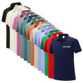 New Summer Fashion Custom Logo Men Work Polo Shirt Men'S Short-Sleeved Shirt Plain 14 Colors Blank Men Polo Shirt