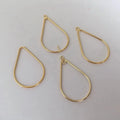 Real Gold Filled Tear Drop Rings for Women DIY Permanent Jewelry Making