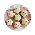 21mm Cartoon Yellow Star Flatback Charms Resin Cabochons for DIY Crafts Making Kawaii 3D Star Embellishments