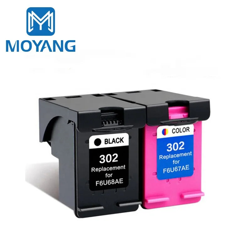 MoYang Compatible for Hp302 302XL Ink Cartridges Used for hp 302 1110 1111 1112  2132 2133 3830 3831 3832 4510 4512 4516 Printer