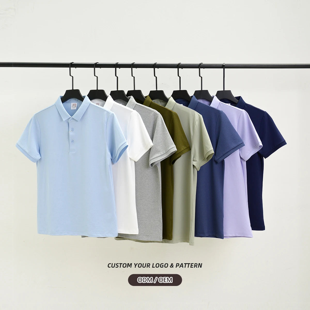 Wholesale Custom Embroidery logo Golf t Shirt Men Custom Printed Plain Golf Cotton Tshirt for Unisex Antibacterial Fabric