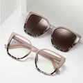 81013 Newest Women Clip on Sunglasses Popular Anti Blue Light Glasses 2 in 1