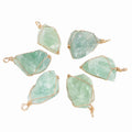 HZ Wholesale Pendant Women Natural Pendants Souvenirs Gift Raw Gemstone Wire Wrapped