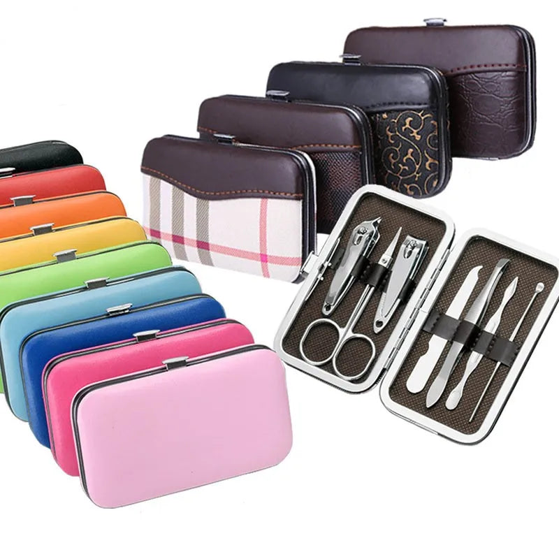Wholesale Stainless Steel Nail Clipper Manicure Nail Clippers Custom logo Nail Scissors Gift Printable Logo Manicure Set