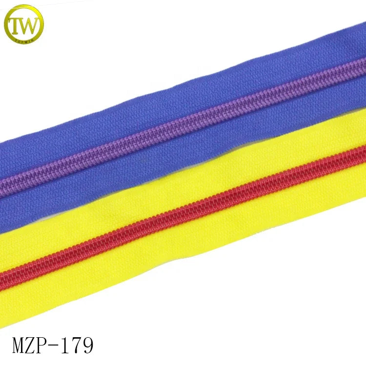 Factory Price Custom #5 Nylon Close End Zipper Teeth Colorful Tape for Bags