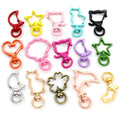 10pcs/lot Snap Hook Trigger Clips Buckles for Keychain Lobster Clasp Hooks for Necklace Key Ring ClaspDIY Making
