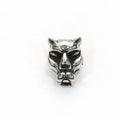 TY Stainless Steel Silver Animal Series Leopard Head Beads Accessories for DIY Bracelet Necklace Seams Bead Jewelry
