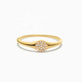 LOZRUNVE Prong Setting 925 Sterling Silver Pinky  Signet Ring Custom