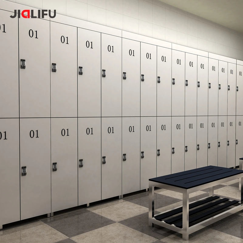 Jialifu Durable Waterproof Phenolic Laminate Gym Locker Waterproof Lockers for Gyms and Spas
