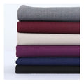 TR Fabric 65% Polyester 35% Viscose Solid Plain Fabric with Stretch for Work Wear Clothing