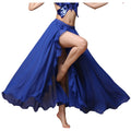 Belly Dance Chiffon Swing Skirt Tribal  Costume Sides Slit Skirt Festival Cosplay Long Skirt for Women