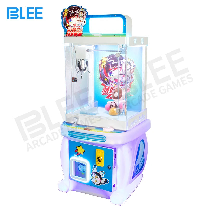 Coin Operated Shopping Mall Miniature Plush Doll Machine Toy Claw Crane Machine Arcade Mini Plush Coin Stuffed Machine