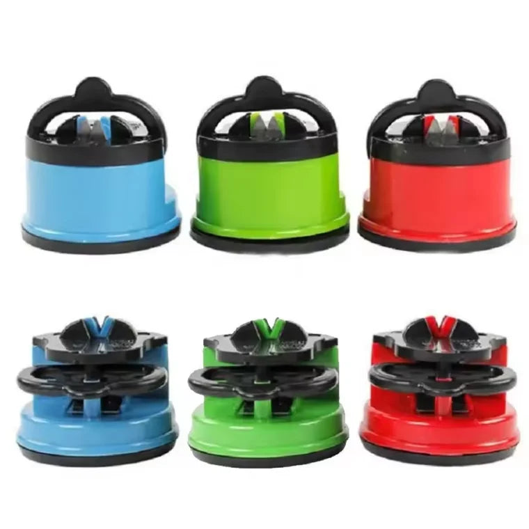 Factory Wholesale  Kitchen Gadgets Knife Scissors Sharpening Tools Mini Knife Sharpener Sharpening Stone With Suction Pad