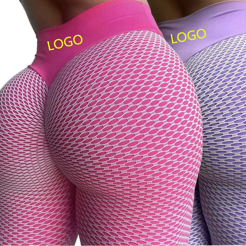 Fashion Ladies High Waisted Tight Sport Workout Butt Lift Yoga Pants Tik Tok Fitness Custom Leggings for Women