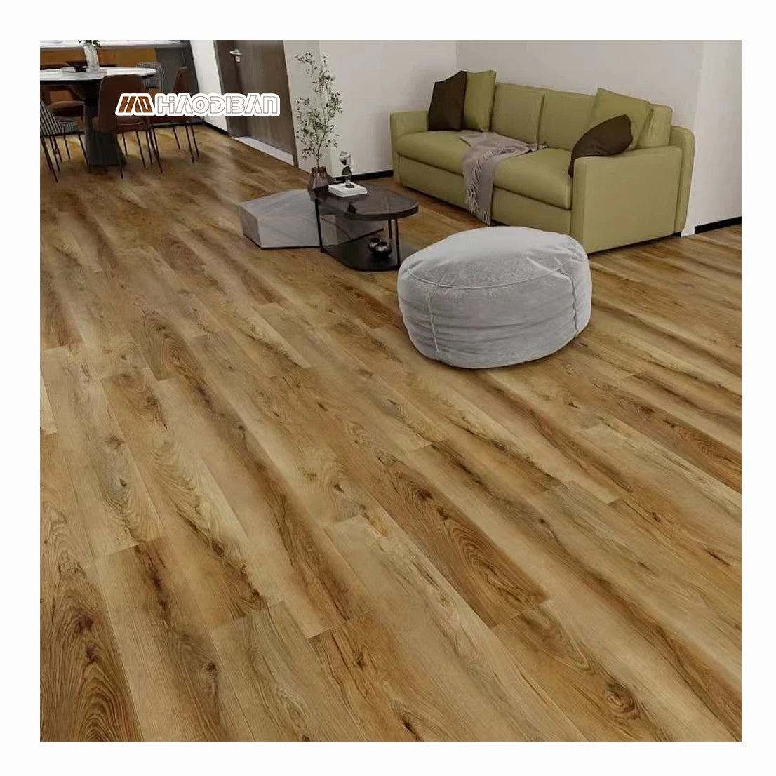 Guangdong SPC Manufacturer European Style Vinyl Flooring Click Lock 8 mm Water Proof SPC Floors