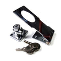 Modern Steel Keyed Twist Knob Hasp Locks & Latch for Home Furniture Bedroom Bathroom Kitchen Boat Yacht Marine Accessories