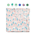 Hongbo Customized Baby Blanket Wrap Unisex 120*120cm Soft Comfortable Durable Muslin Swaddle Blanket for Kids MegaBDM