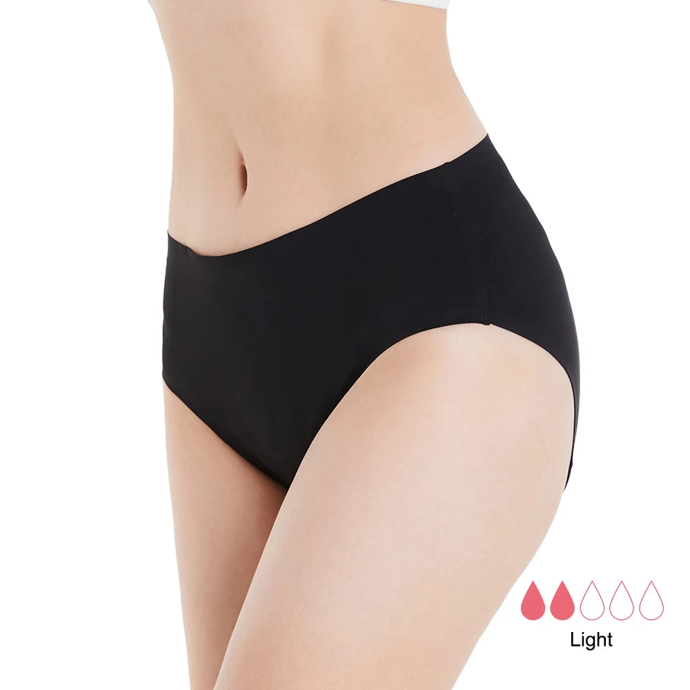 Shanhao Dropshipping Womens Seamless Leakproof Panties Organic Cotton Bragas Menstruales Teen Girls Menstrual Period Panties