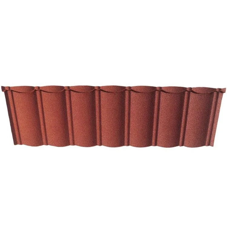 Modern Design Metal Stone Coated Roof Tiles for Hotel Applications Plain Roof Tiles 42 Colors 0.4-0.6mm Thickness WANER Brand