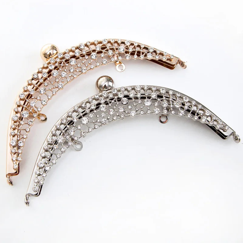 For Deepeel RM098 19.5cm Bag Hardware Accessories Handbag Decorative Arched Moon Purse Frame Special Bag Parts & Accessories