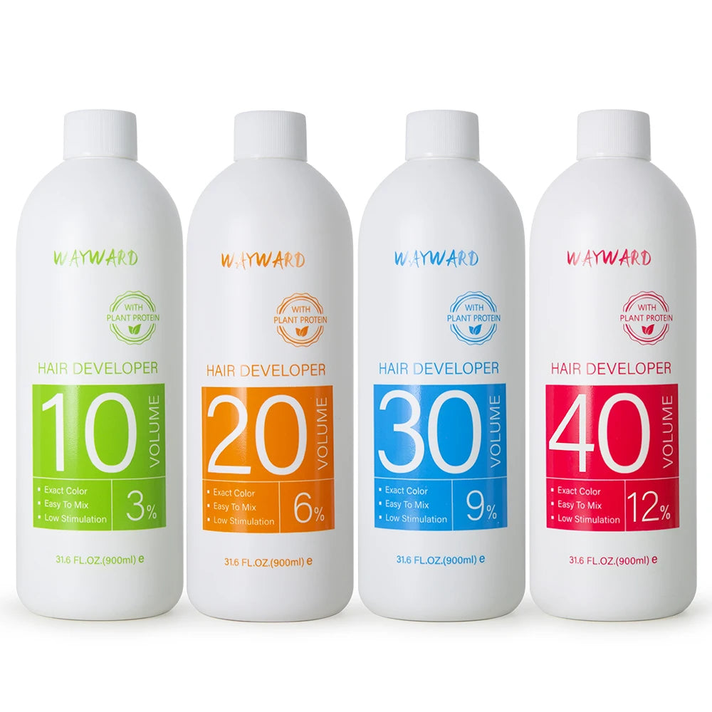 In Stock Salon Use Developer Hair Care Products Bleaching Color Oxygen Cream Ammonia Free Permanent Professional Hair Peroxide