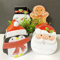 Stock Christmas Snowflake Gift Chocolate Candy Special-shaped Cookie Tin Box Candy Food Package Tea Packaging Tin Box