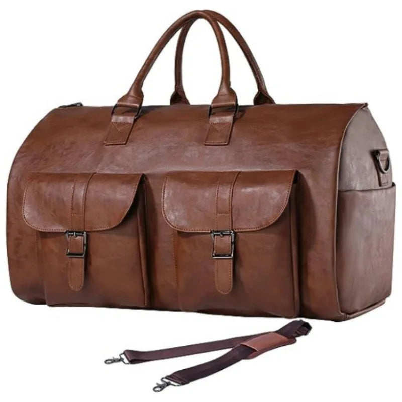 Ready Stock Convertible Travel Clothing Carry on Duffel Bag 2-in-1 Hanging Suitcase Suit Business Travel Bag