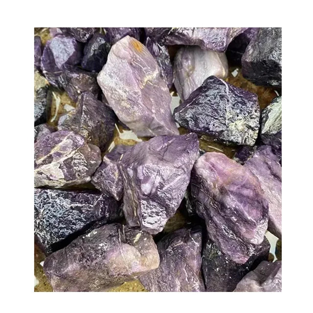 Wholesale Crystals Rough Healing Stones Natural Purple Sugilite Raw Gemstone