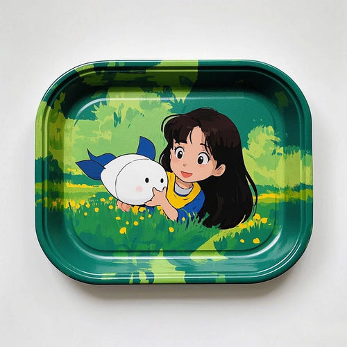 0.35mm Tinplate Trays Custom Sizes Dual Sided Printing Pantone Colors Matte Glossy Free Design Rolling Tray