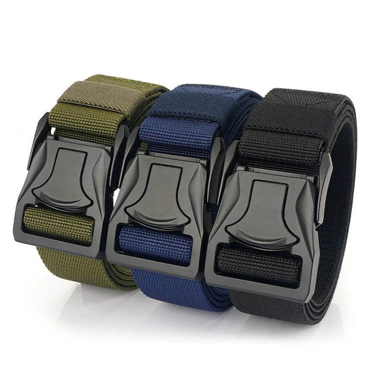New Arrival Heavy Duty Custom Brand Tactical Belt for Mens 1.5'' Wide Tactical Training Nylon Webbing Belt