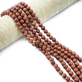 6mm 8mm 10mm Golden Sand Stone Fashion Round Crystals Gemstones Semi-precious Natural Stone and Crystal Craft Loose Bead